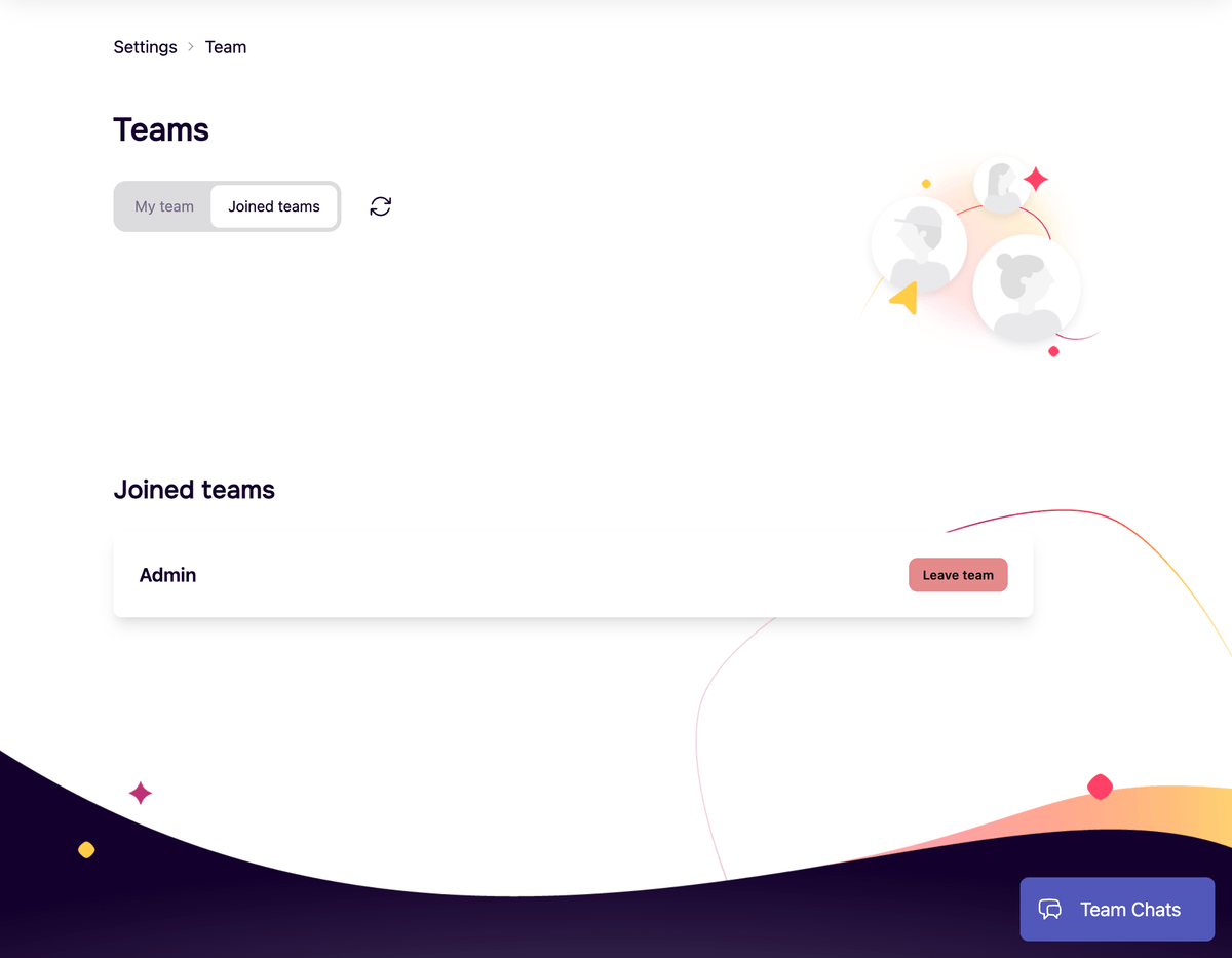 Inviting and Managing Your Team