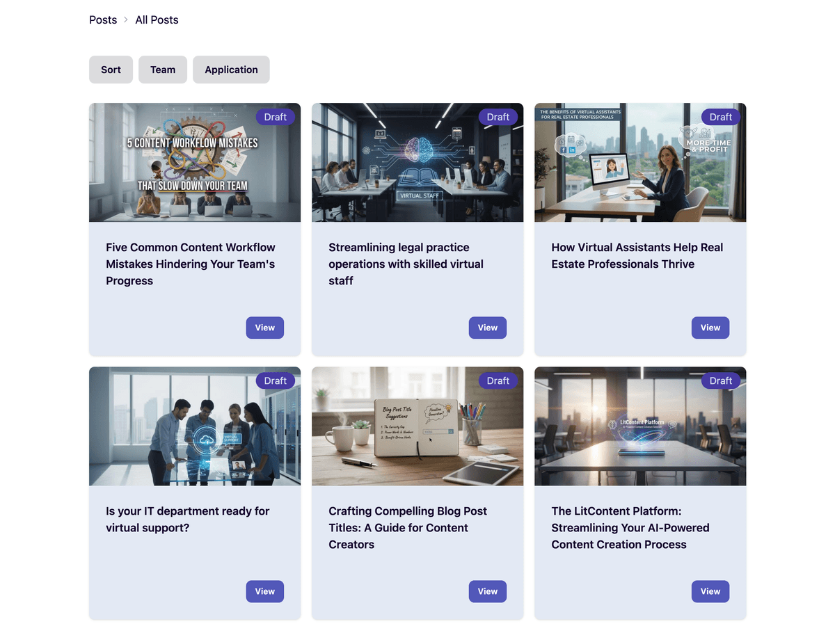 Managing and Editing Posts